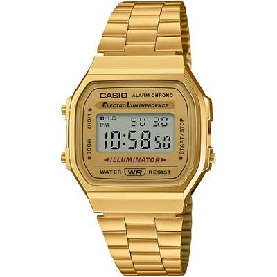 CASIO Цифровые часы Винтажная серия A168WG-9W Мужские Женские Детские Золотой Зарубежная модель [Par...