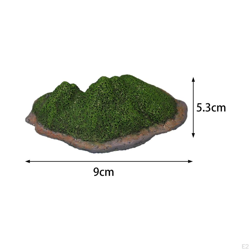 Искусственный камень из мхов, украшение для рабочего стола, декоративное ремесло, искусственный свежий зеленый камень для