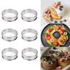 10cm 8cm New Stainless Steel Baking Circle Mold Double Rolled Cooking Rings Circle Egg Ring Cookie Molds Kitchen Tool 2025