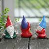 1 Pc Whimsical Yoga Dwarf Garden Gnomes -Art Deco, Fairy-Themed Outdoor Statues, Perfect for Yard Celebrations & Decor, Yard Gar