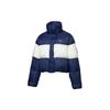 Полушерстяная куртка Colorblock Женская Верхняя одежда Синий 59701401