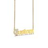 Hip Pop Women Man Stainless Steel Cuban Letter Chain Personalized Name Necklaces Jewelry for Gift
