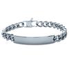 [K1019] - Steel Curb Chain 'Identity' 21 Cm 8 Mm
