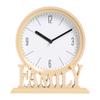 European plastic silent creative table clock retro living room decorative clock table clock table table display clock