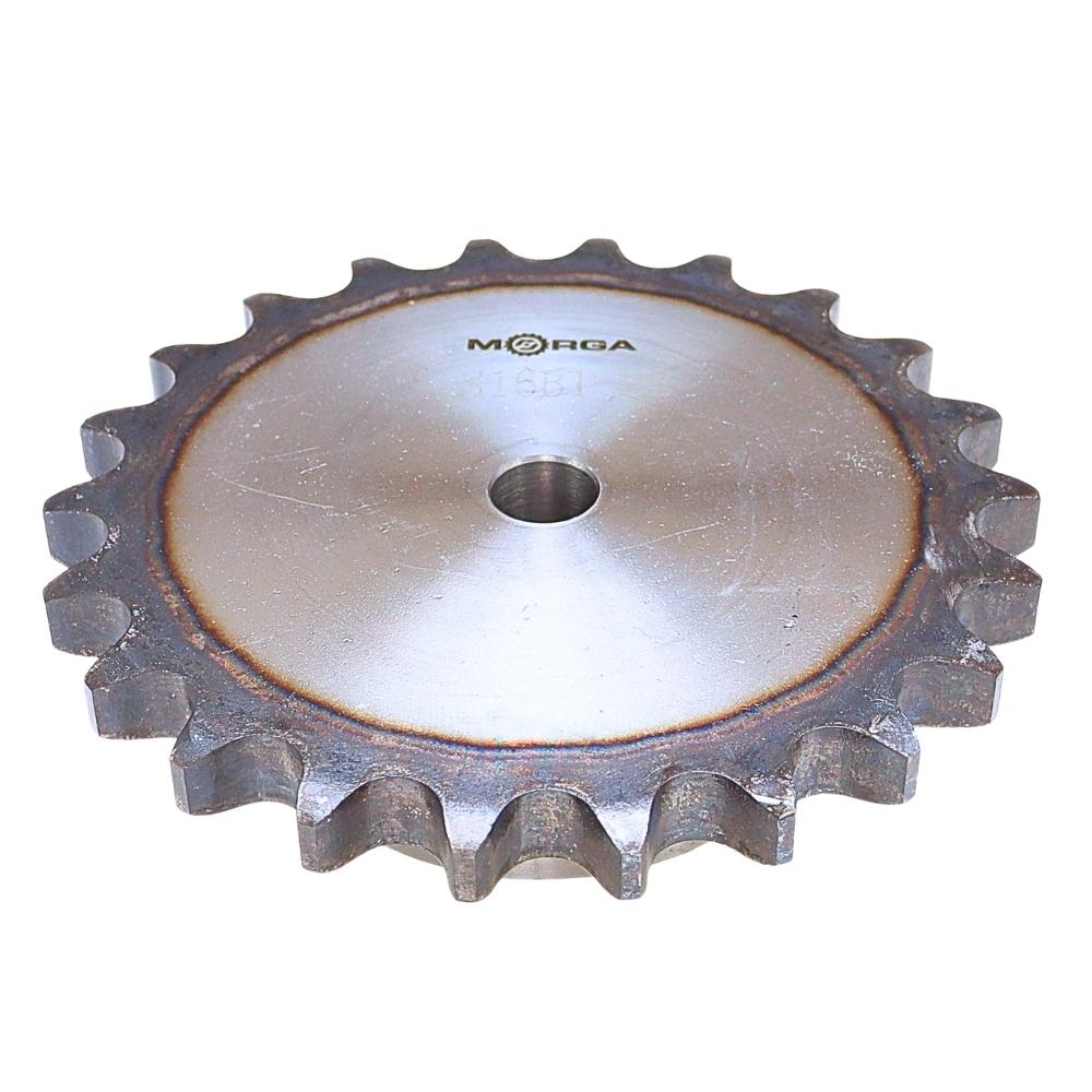Hardened chain sprocket with flange, hub 16B-1 (R1 1) Z-22 outer diameter - 190.1 MORGA