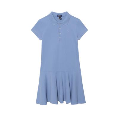 Платье поло Polo с вышивкой логотипа пони Детские платья Campus-Blue 313941114-003
