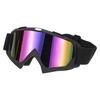 [PATIKIL] Dirt Bike Goggles Motorcycle Goggles ATV Goggles Ski Goggles Racing Helmet Goggles Windproof with Black Colorful Lenses