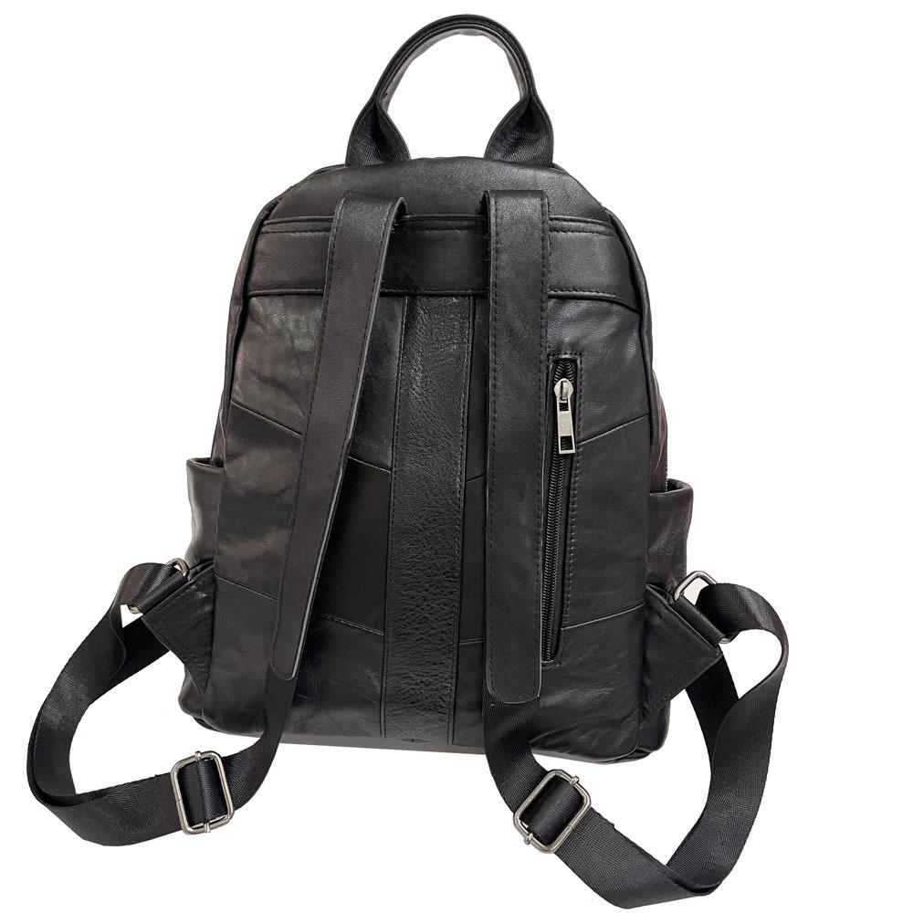 Рюкзак из натуральной кожи, черный модный рюкзак из воловьей кожи для женщин, женский рюкзак из мягкой кожи, женская сумка