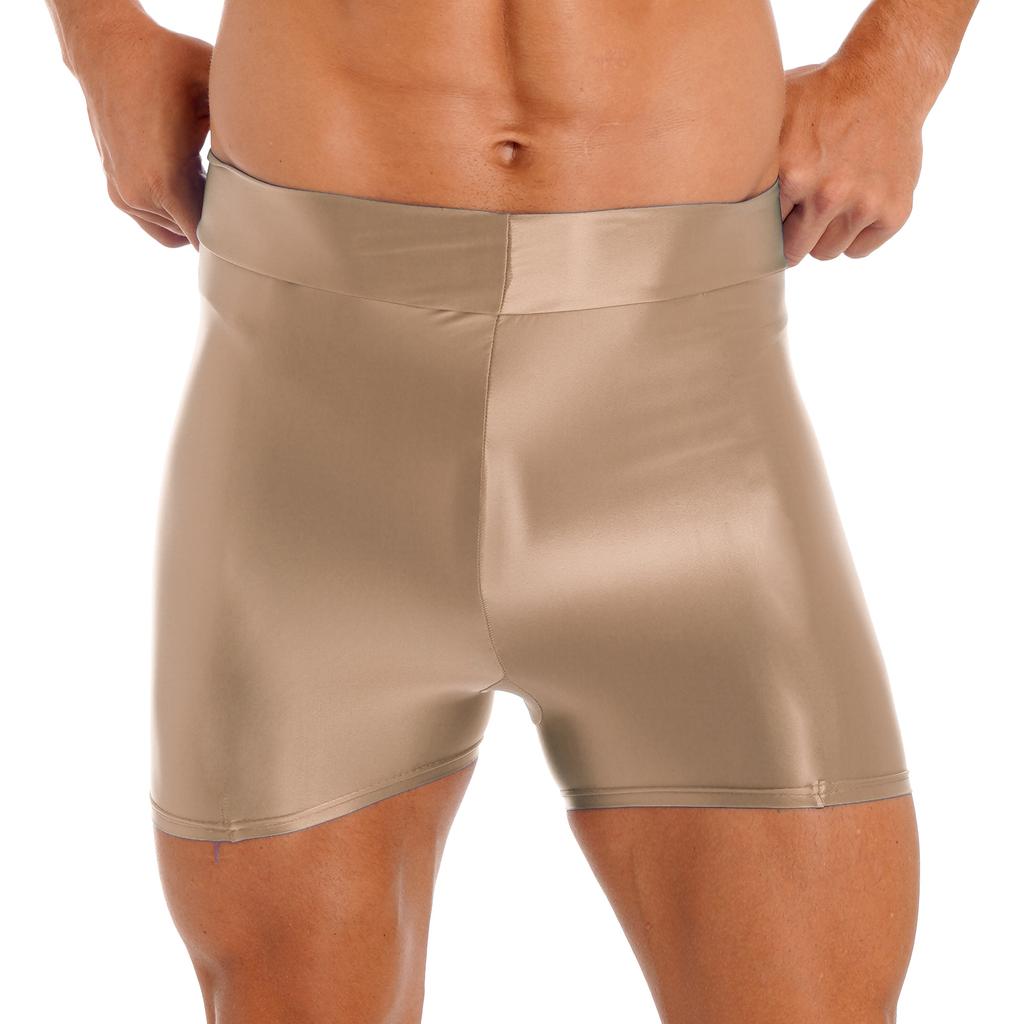 Мужские глянцевые шорты для плавания, купальники, короткие леггинсы для занятий спортом, йогой, серфингом