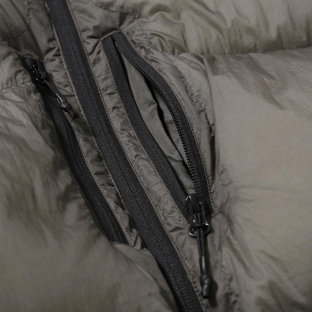 Moif [Aw25] Shadow Puffer Down Parka / Sheer Olive