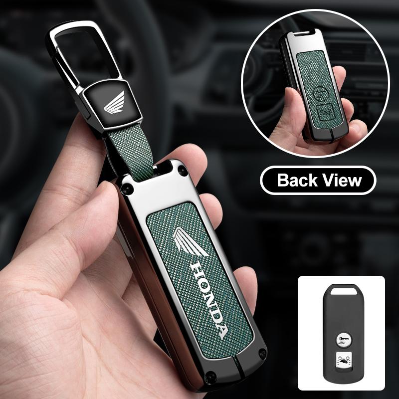 Zinc Alloy Leather For Honda Sh125 Forza 350 250 750 ADV 150 XADV SH150i SH300 150 PCX XAV Car Remote Key Protection Cover Shell