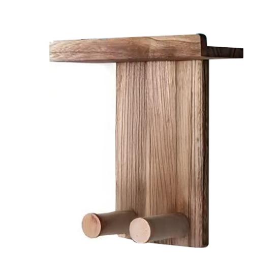 Guitar Wall Mount Hanger Shelf Pick Holder Wood Hook Electric Guitar Display Rack Personalized Guitar Decor