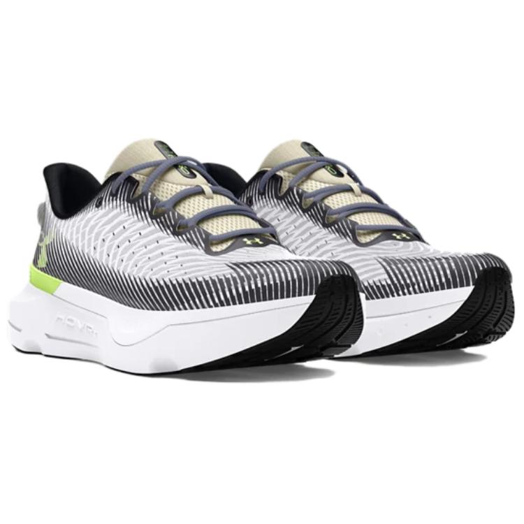 Under Armour Кроссовки HOVR Infinite Pro Белые Антрацитовые Морф-зеленые Мужские 3027190-105