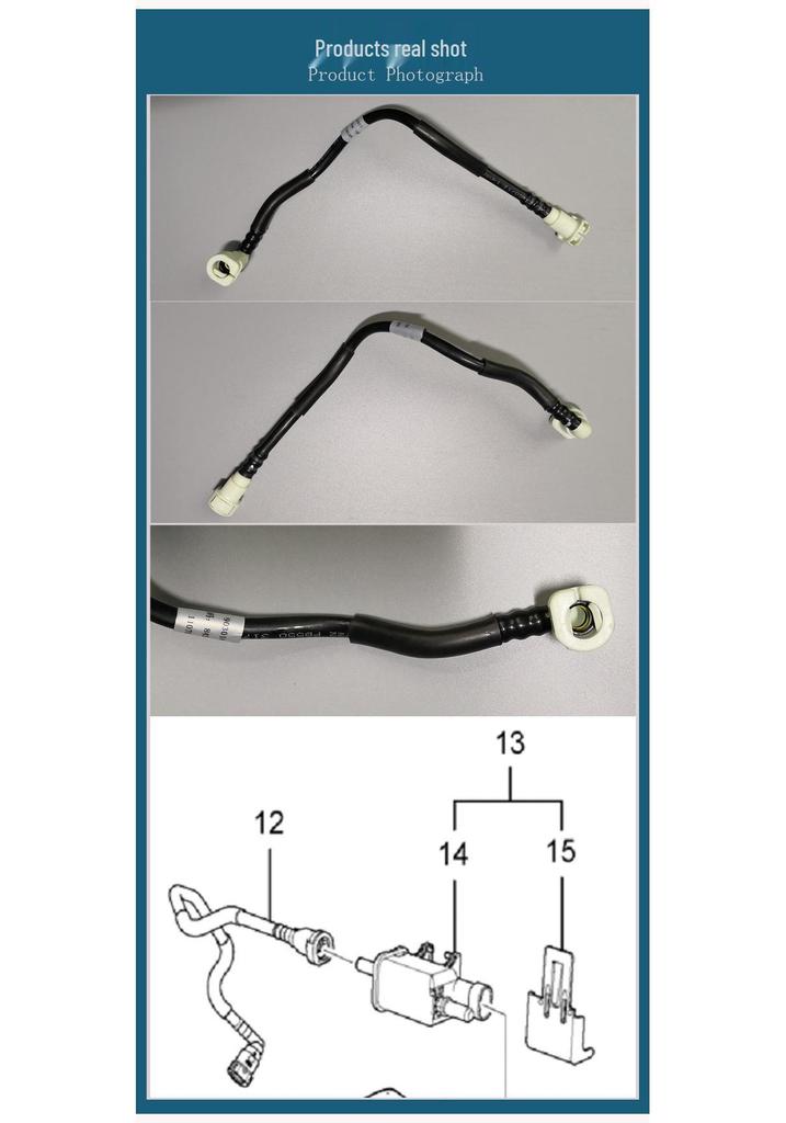 Chevrolet Aveo 1.4 Emission Charcoal Canister Purge Valve Hose Exhaust Pipe Accessory