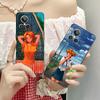 Вечное Лето Алиса Матовый Чехол для Мобильного Телефона для Realme GT 8 Neo Pro C75 73 71 C67 65 C55 53 C35 31 C20 15 Цветной Чехол