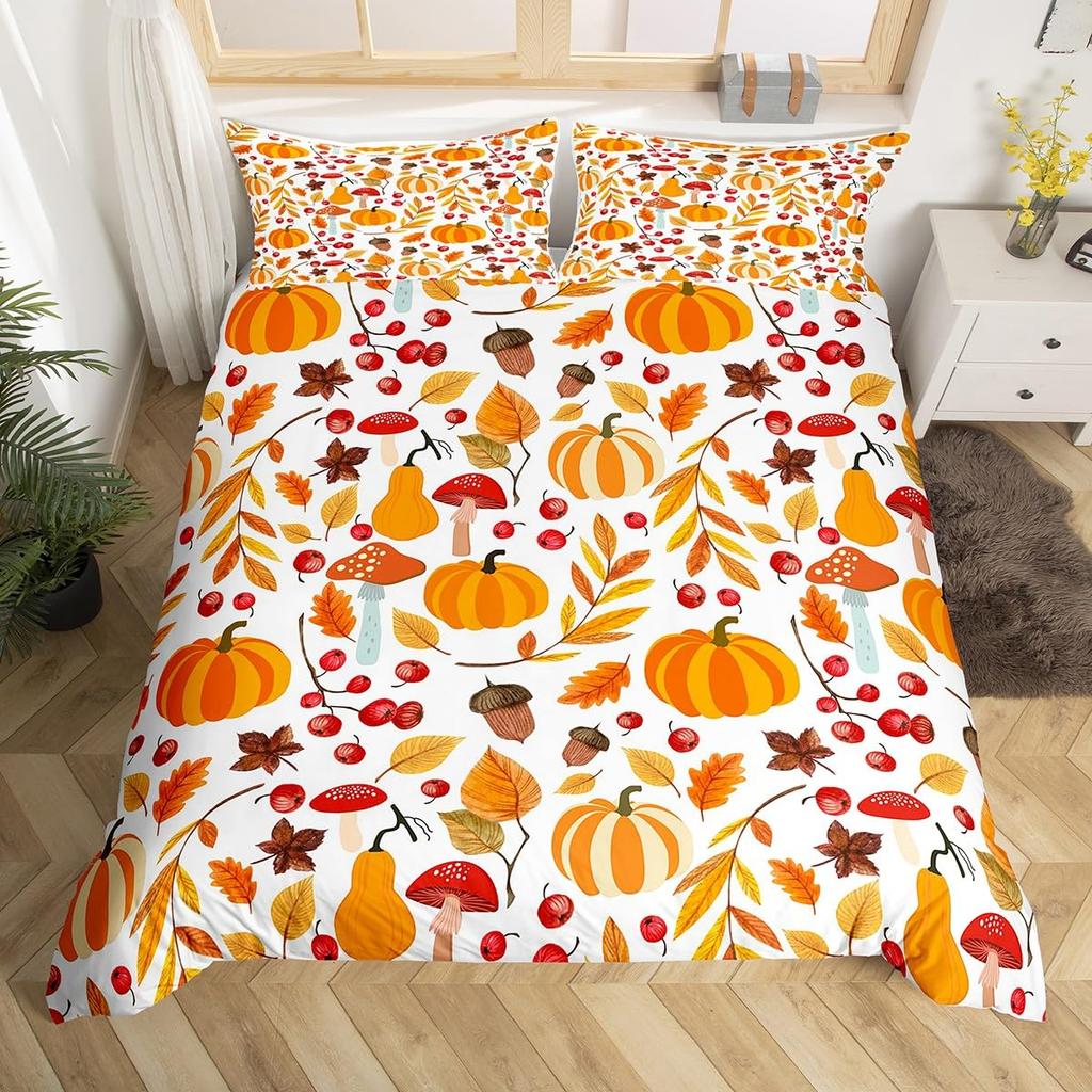 Harvest Duvet Cover Sets For Kids Teens Queen King Size Quilt Covers Lightweight Down 2 Pillowcases 1 Duvet Cover No Comforter