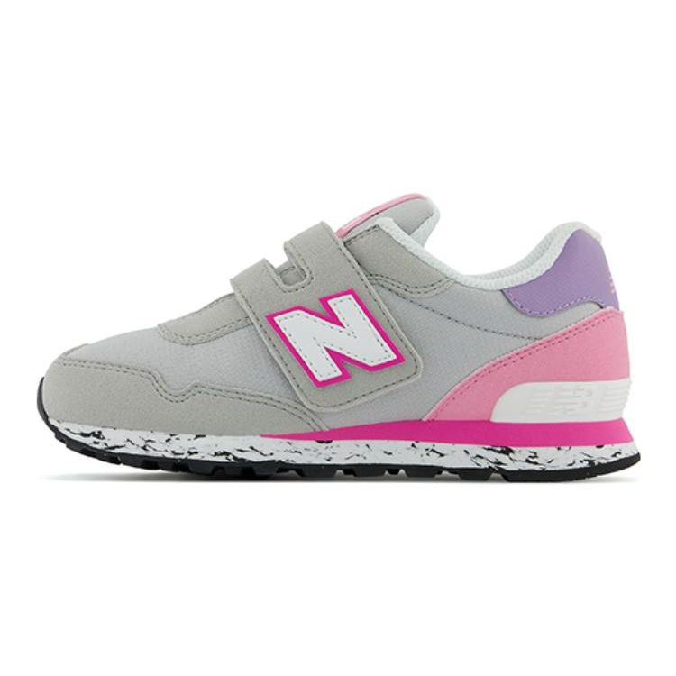 New Balance 515 Детские серые низкие повседневные кроссовки Удобные Универсальные Износостойкие PV515DK