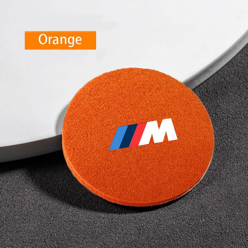 For BMW X1 Non-slip Felt Mat Car Water Cup Pad Bottle Holder Coaster For BMW x5 e70 e91 f11 f30 f31 f10 x3 f25 e83 e30 M Power Accessories