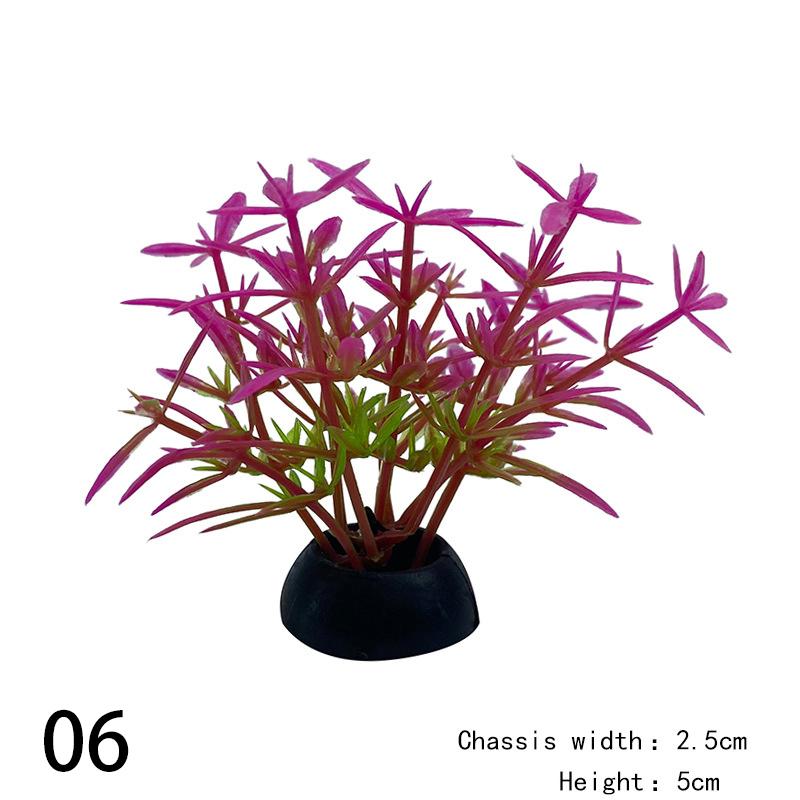 Artificial Plants Fish Tank Decoration Aquarium Decorative Ornaments Simulation Water Weeds Leaves Grass Plant Accessories