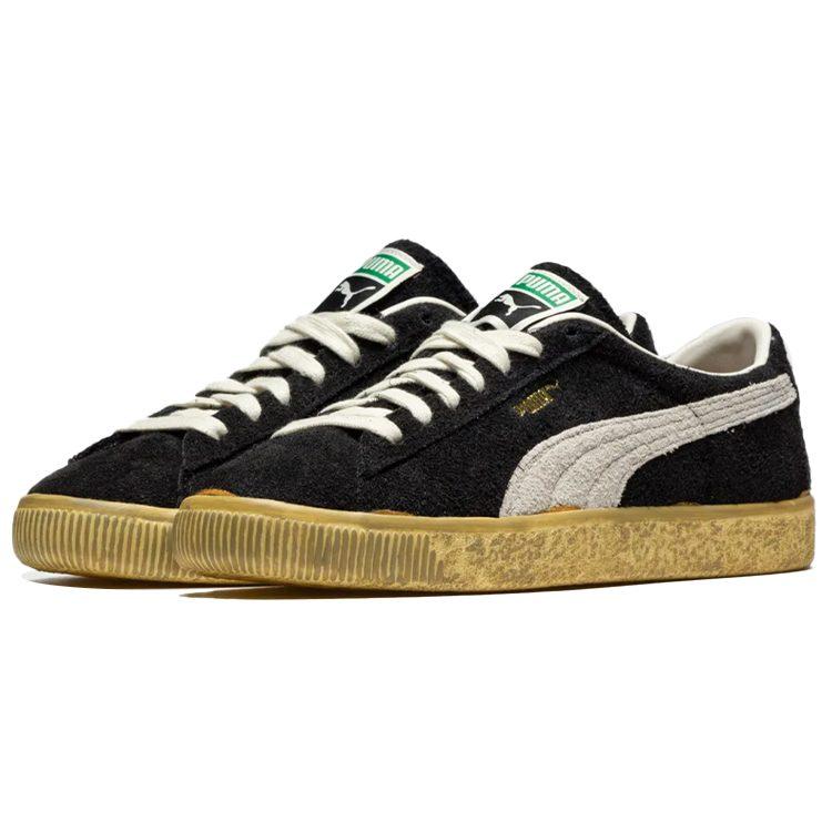Puma Замша Винтажный Никогда Не Носился Черный 383322-01