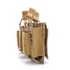 Tactical Edc Three Gun Magazine Bag Molle System Accessory M4 M14 M16 AK AR Glock Universal Magazine