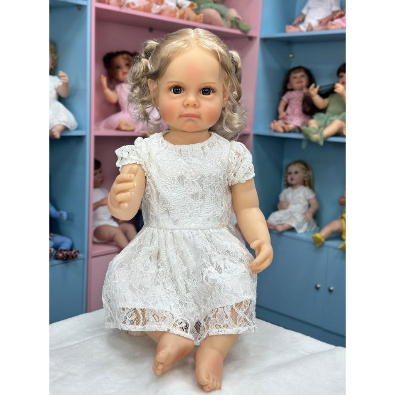55 см моющаяся реалистичная мягкая ручная роспись имитация куклы реборн дети сопровождают игровую куклу
