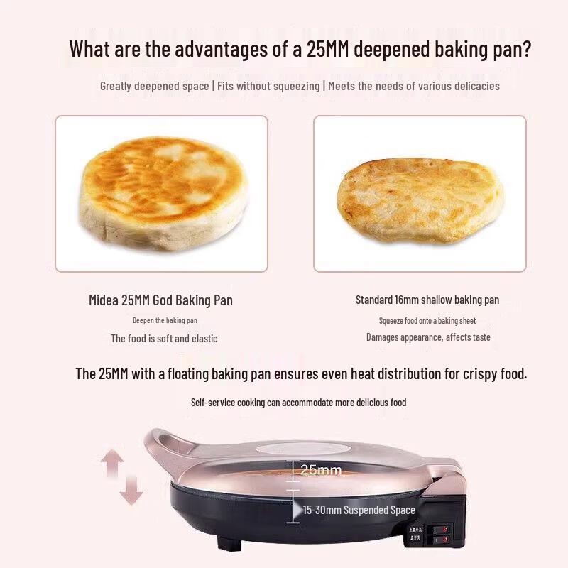 Midea MC-JK30V101 Multi-Function Electric Griddle CN plug (adapter included)