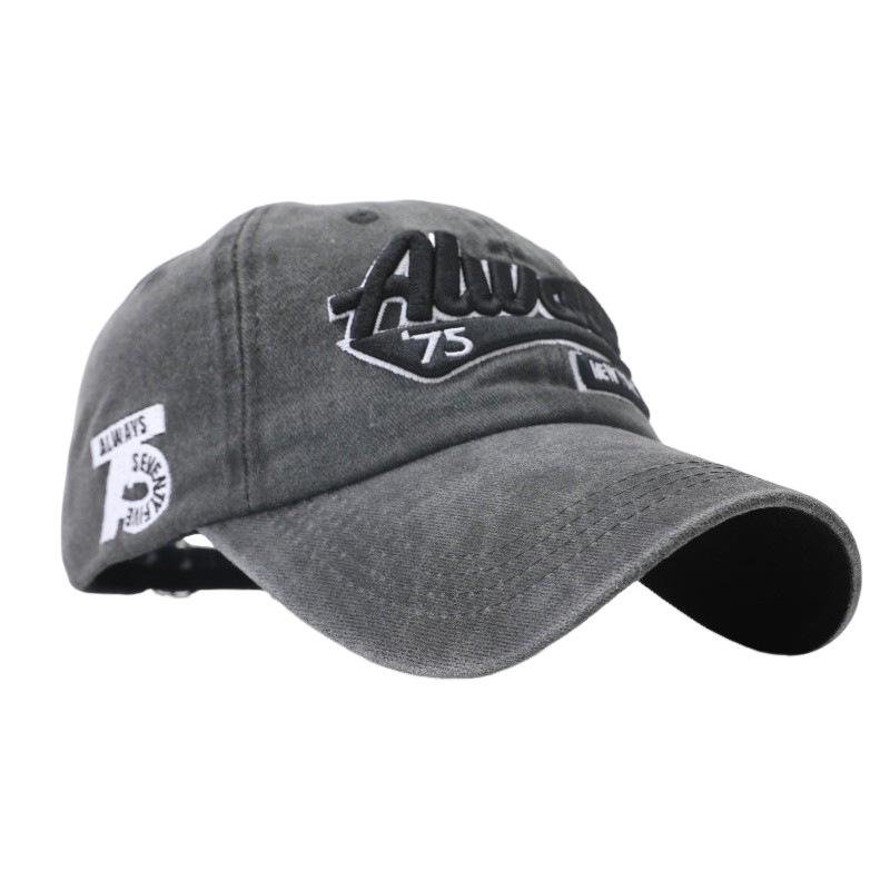 Adjustable baseball cap alphabet cap men's and women's sports cotton visor hat temu explosion