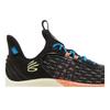 Under Armour Curry Flow 9 'Световое шоу' (унисекс) Черные / Электрический мандарин Баскетбольные кроссовки 3025684 004