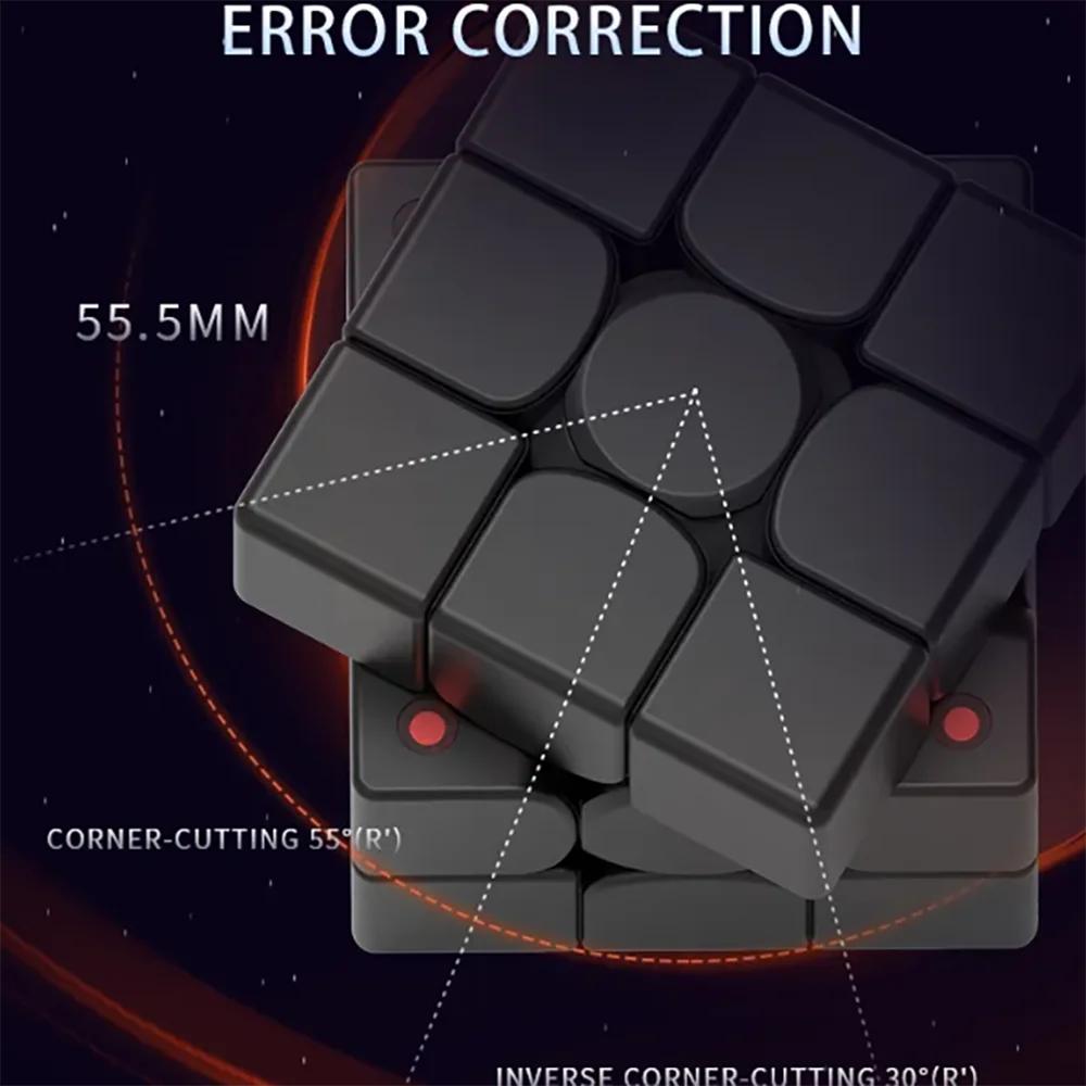 Diansheng MS3R UV 3X3 Магнитный магический скоростной куб без наклеек Профессиональные игрушки-непоседы Diansheng 3x3 MS 3R Cubo Magico Puzzle
