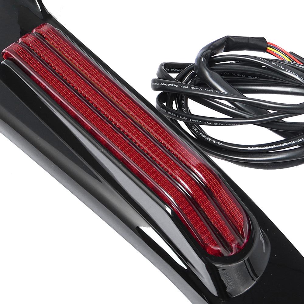 Harley LED Tail & Brake Light for Big Glide, Road King: Dual Highway Rear Fender Signals