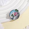 Classic Japanese Anime Enamel Pins Custom Wave House Brooches Lapel Badges Clothes Funny Jewelry Gift for Friends