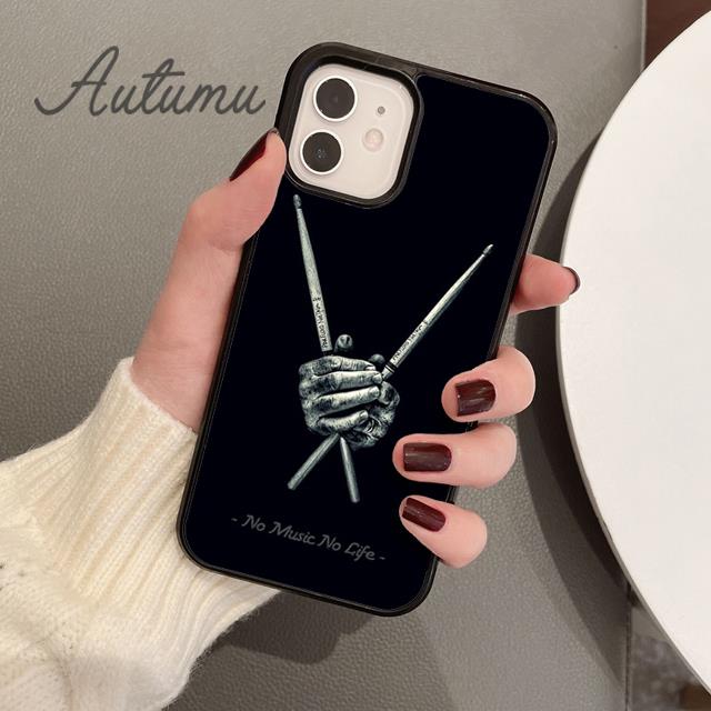 Чехол для телефона с изображением барабанной музыки для iPhone 11 12 13 14 Pro Max mini X XR XS SE 2020 5 6S 7 8 Plus Samsung Galaxy S21 S22 Cover shell