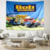 Bob-the-Builder Print Tapestry, Backdrop, Easy Setup, Ideal for Bedroom, Office & Living Room, with Aesthetic Wall Hanging Decor.