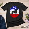 American Flag Great Dane Vintage Retro Great Dane Dog Unisex T-shirt