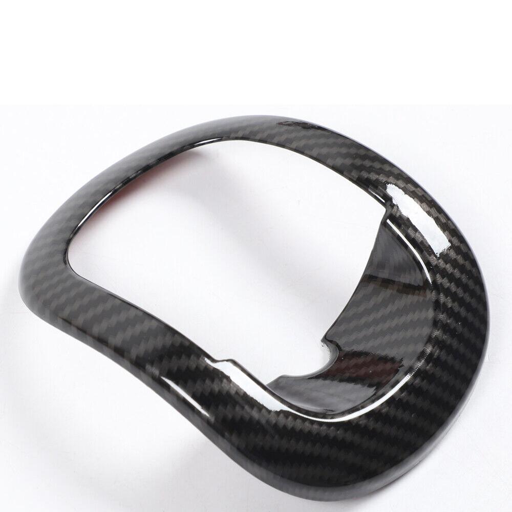 ABS Carbon Fiber Backrest Seat Handle Button Decor Cover Bezel Trim For Dodge Challenger 2016-2023