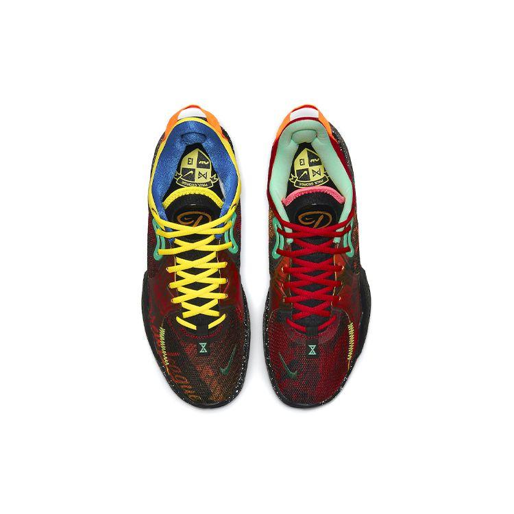 Nike Мужские кроссовки PG 5 Mismatched Multi, черные, университетский красный, желтый, Strike CW3143-006