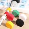 Velcro Cable Tie With Computer Cable Management Artifact Cable Tie Self-Adhesive Double-Sided Adhesive Data Cable Fixed Storage Sticker