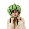 Головной убор Арбуз Эдостри, Шапка Арбуз, Косплей, Шляпа Арбуз, Плюшевая игрушка, Рождество, Хэллоуин, Костюм, Фотосессия, Товары для вечеринки, XGMZ-01