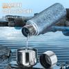 Pure Titanium Vacuum Insulated Travel Mug With Magnetic Dual Lid Tea Infuser 480ml Lightweight Gift Cup