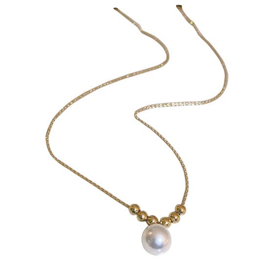 Ожерелье из искусственного жемчуга Милый сплавной бант Длинная кисточка Подвеска из бусин Темперамент Наряд Золотой/Серебристый цвет Женское платье Свитер Ожерелье Аксессуары