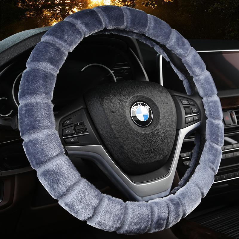 Зимняя плюшевая оплетка на руль - Теплая, дышащая, подходит для 98% моделей