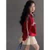 Girls Half Zip Stand Collar Sweatshirt Long Sleeve Thin Jacket For Big Kids Spring Autumn Student Outerwear