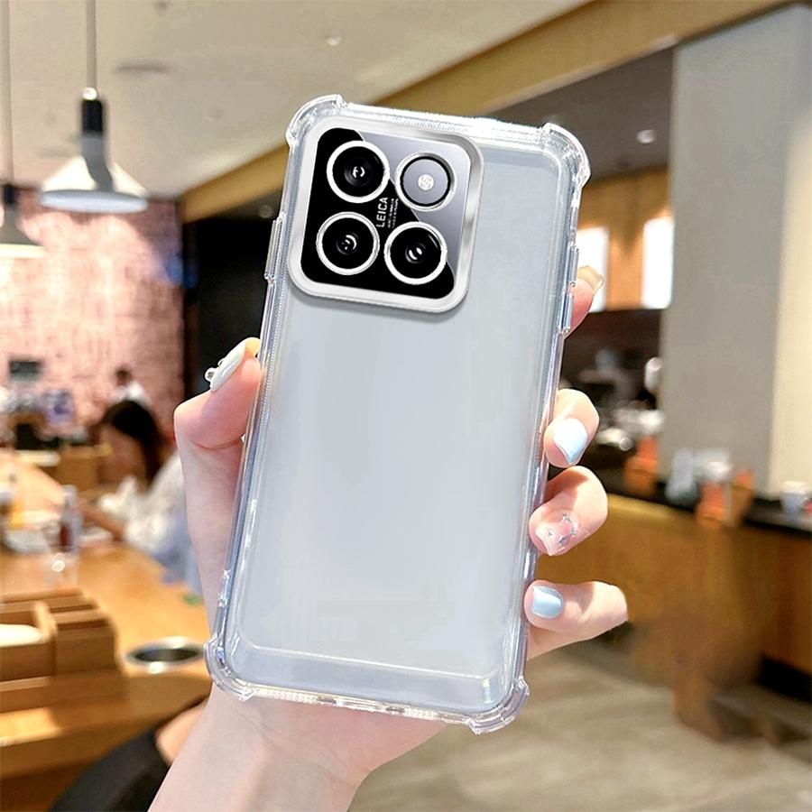 Противоударный чехол для линз с воздушной подушкой для Honor X6C X7D X9D Huawei Nova 14 Pro, силиконовая задняя крышка с покрытием, прозрачная крышка