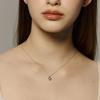 [STONEHENGE] Silver Teardrop Necklace SC25A36E