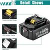 BL1860 18V 6000 мАч Литий-ионный перезаряжаемый аккумулятор для инструментов Makita