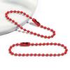 Multicolor Bead Chain Jewelry DIY Accessories: Baked Paint Round Bead Chain, Pendant and Tag Chains.