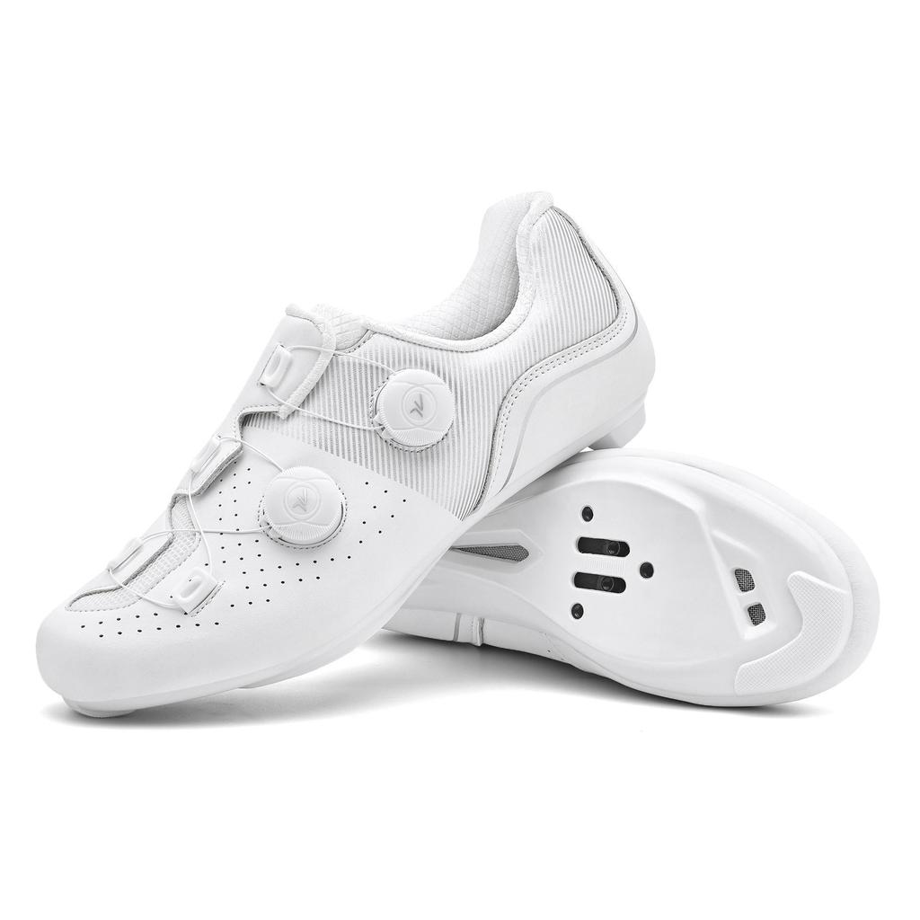 Cross-Border Plus-Size Lockless Cycling Shoes for Men & Women - Road & Mountain Bike Hard Sole