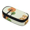 Pencil Case Neat Design 300D Polyester Full Zipper Closure with Main Compartment Mesh Pocket and Pen Slots for Classroom Use