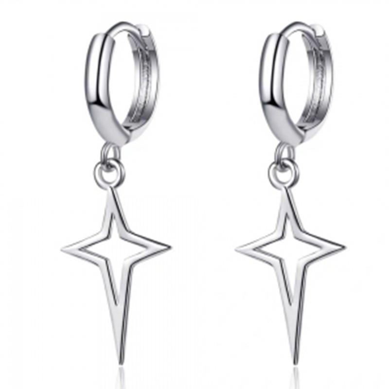 Korean Asymmetrical Star Niche Luxury Earrings for Women